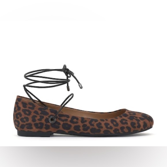 🐆New! Jessica Simpson Bingley Lace-Up Flats - Picture 3 of 8